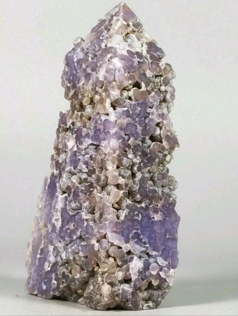 AAA Grade Botryoidal Grape Agate Chalcedony Tower Well Defined Purple Specimen